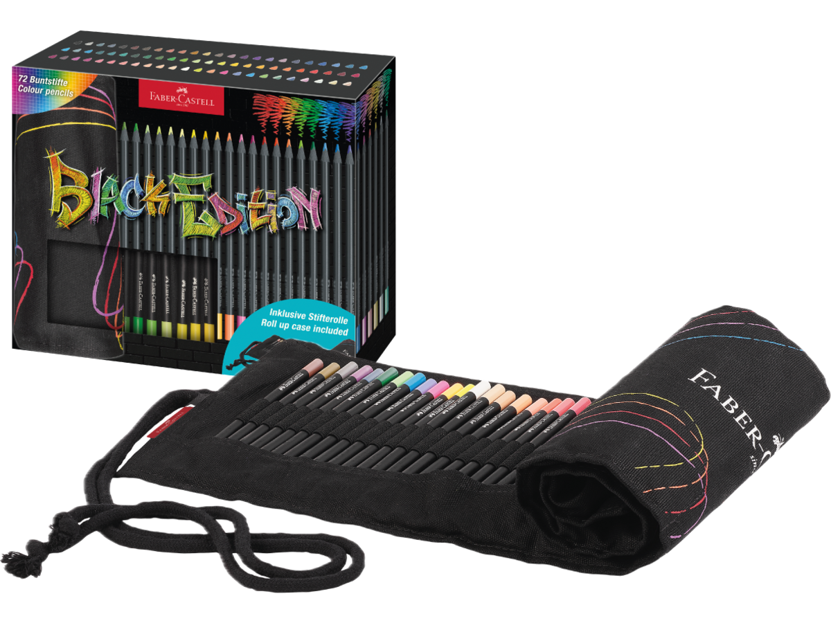 Faber-Castell black edition - 72 in roletui