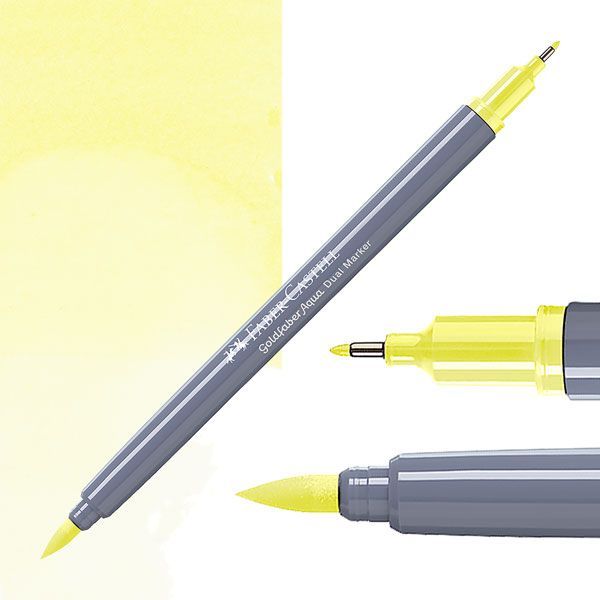 Faber-Castell Goldfaber aqua dual markers - 104 light yellow glaze