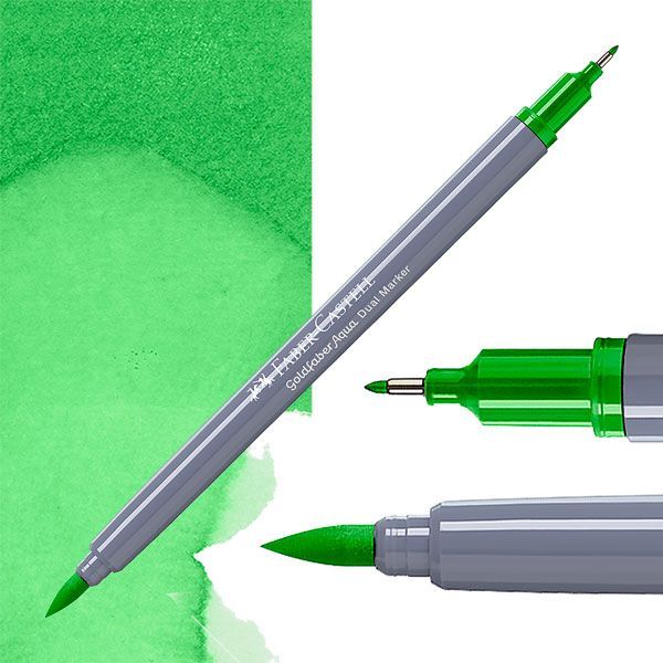 Faber-Castell Goldfaber aqua dual markers - 112 leaf green