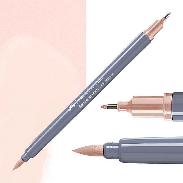Faber-Castell Goldfaber aqua dual markers - 116 apricot