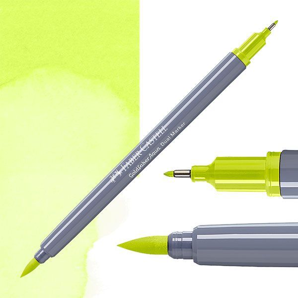 Faber-Castell Goldfaber aqua dual markers - 206 lime