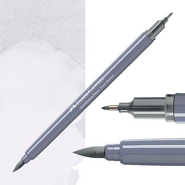 Faber-Castell Goldfaber aqua dual markers - 230 cold grey 1