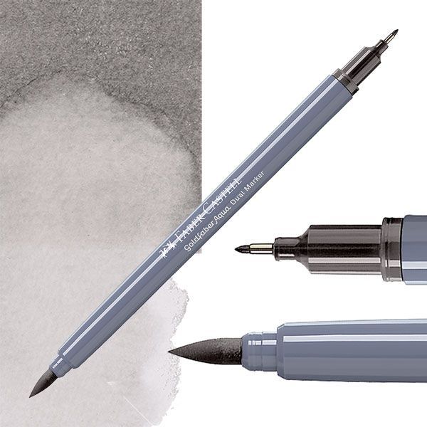Faber-Castell Goldfaber aqua dual markers - 233 cold grey 4