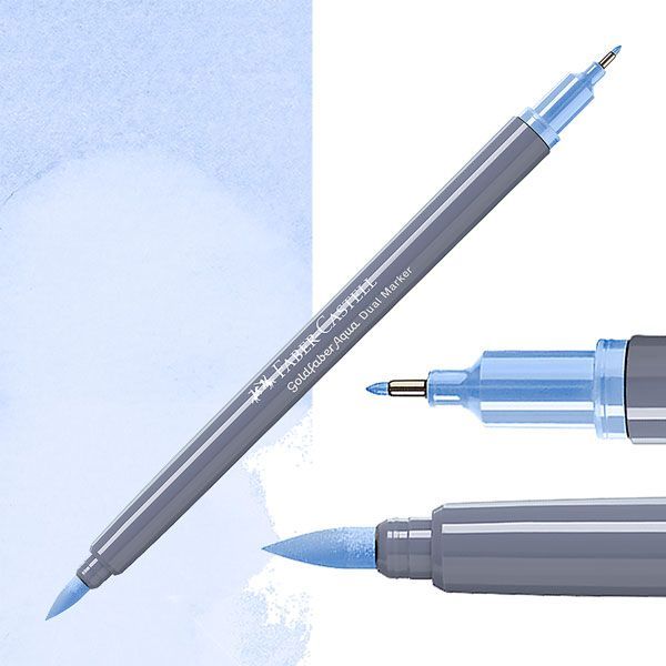 Faber-Castell Goldfaber aqua dual markers - 446 sky blue pastel
