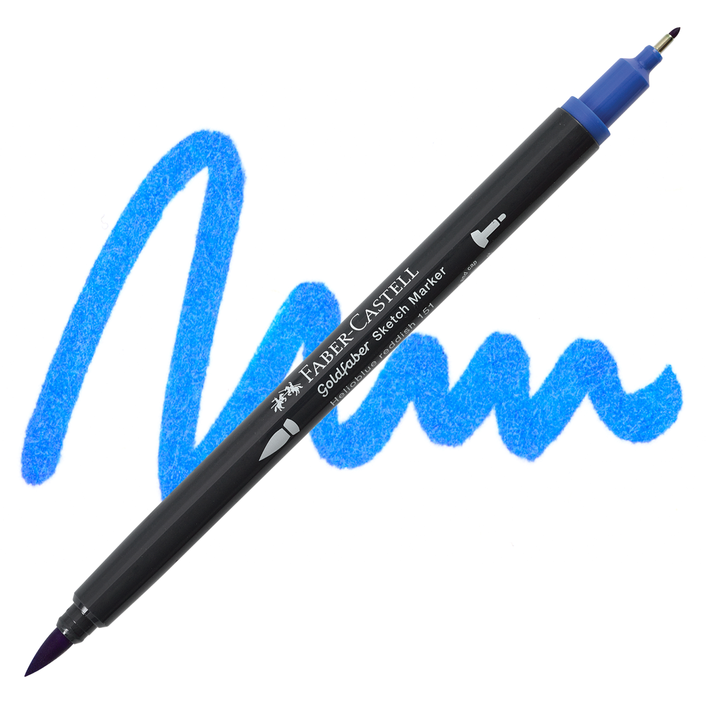 Faber-Castell goldfaber sketch dualmarker - 151 helioblue reddish