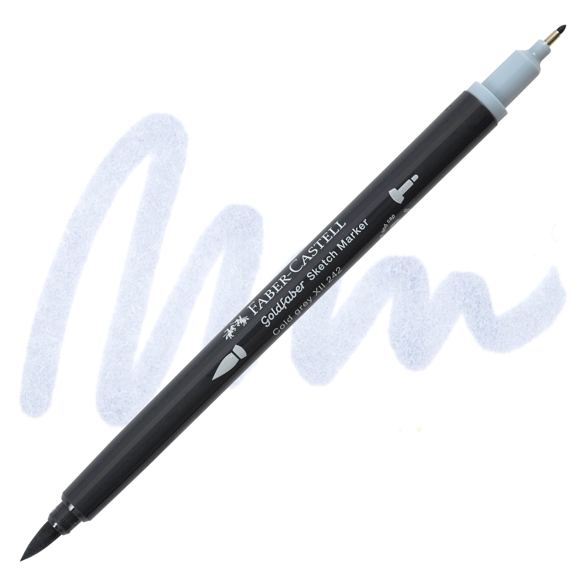 Faber-Castell goldfaber sketch dualmarker - 242 cold grey XII