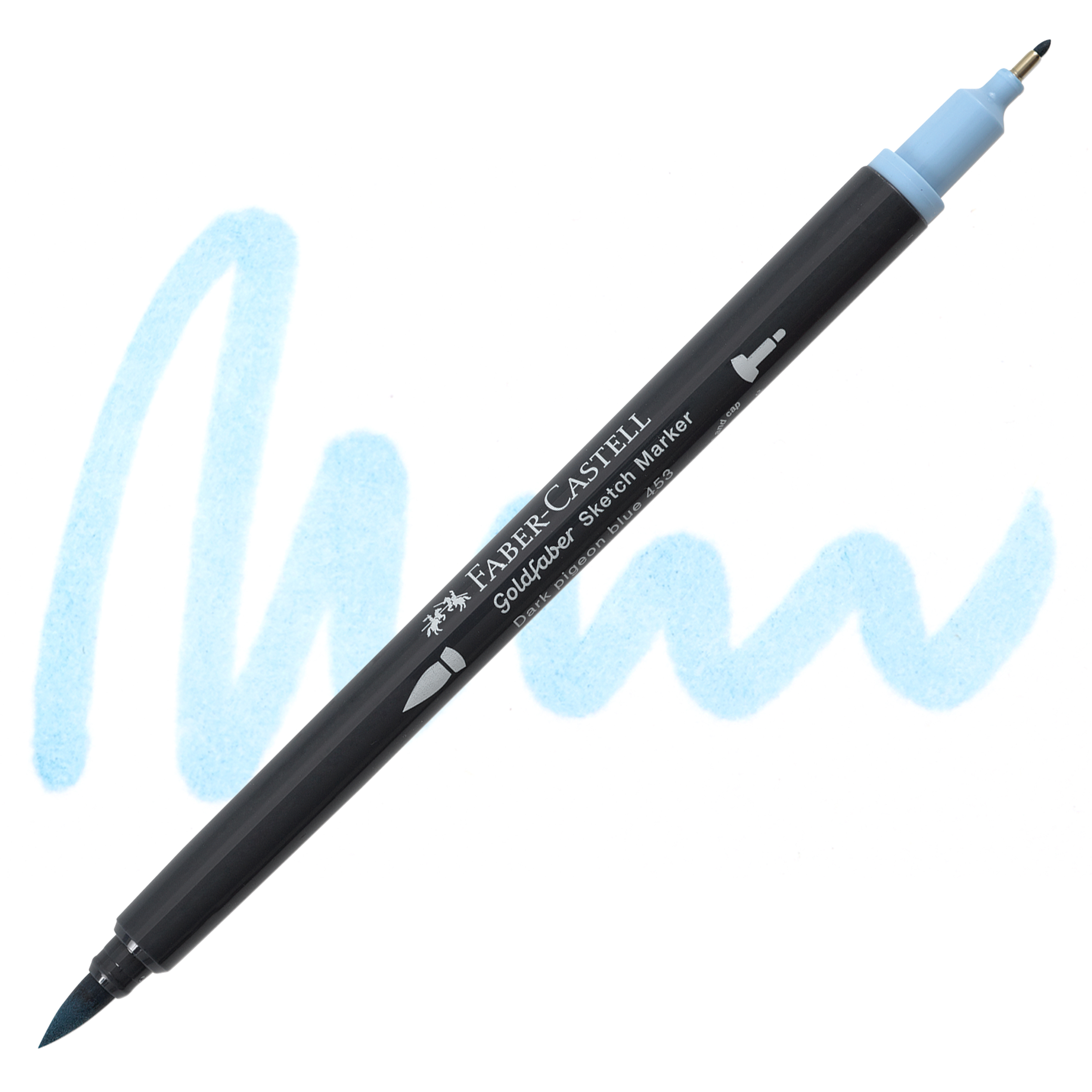 Faber-Castell goldfaber sketch dualmarker - 453 dark pigeon blue