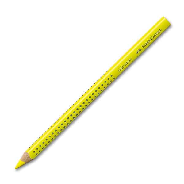 Faber-Castell grip jumbo neon geel