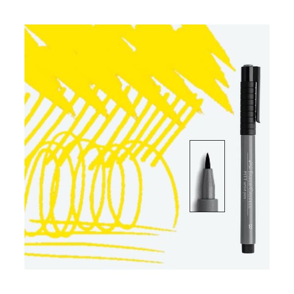 Faber-Castell Pitt artist pen brush - 107 cadmium yellow