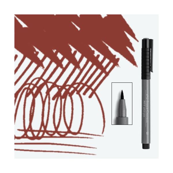 Faber-Castell Pitt artist pen brush - 169 caput mortuum