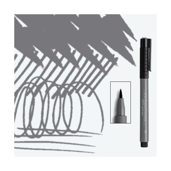 Faber-Castell Pitt artist pen brush - 233 cold grey 4