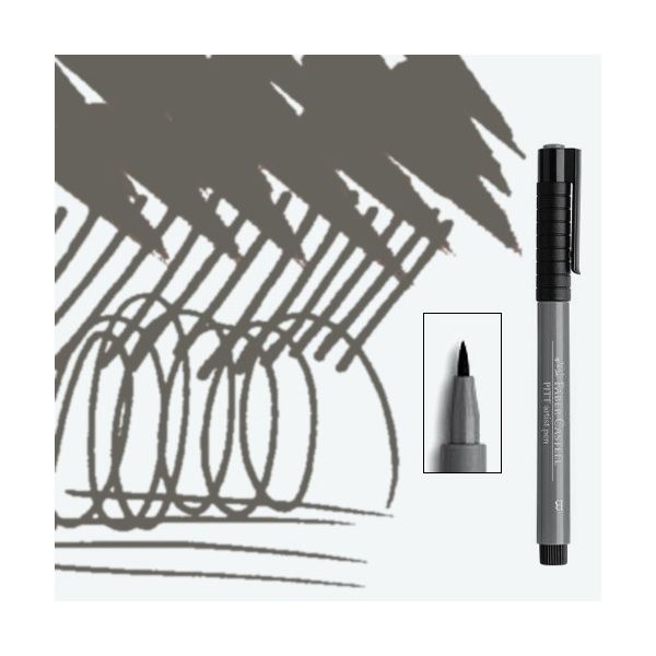 Faber-Castell Pitt artist pen brush - 274 warm grey 5