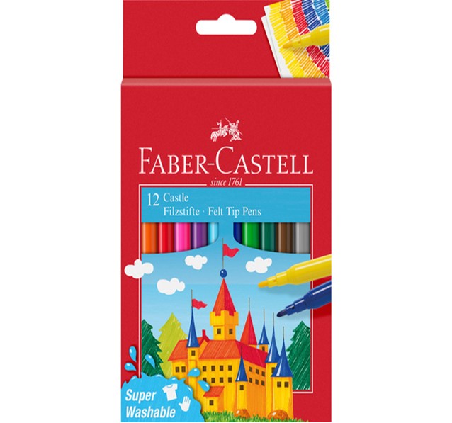 Faber-Castell viltstiften set 12