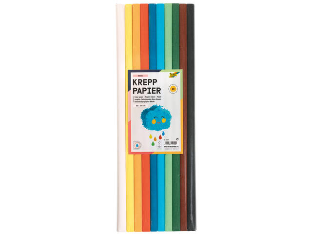 Folia crepepapier - basic kleuren