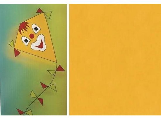 Folia vliegerpapier 70 x 100 geel donker