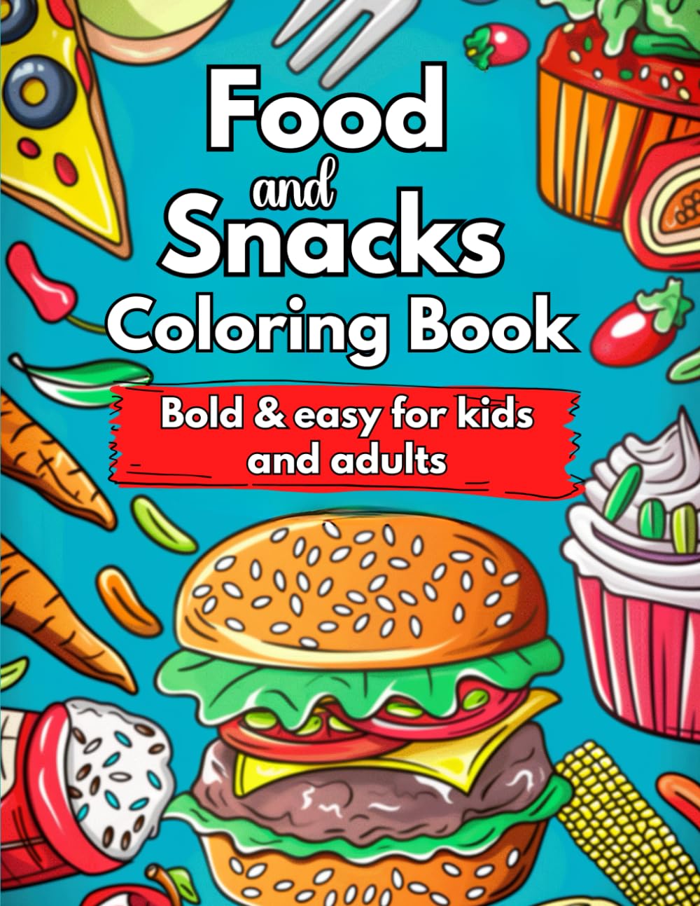 Food and snacks - Coloring Book