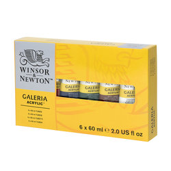 Galeria acryl – set 6 x 60ml