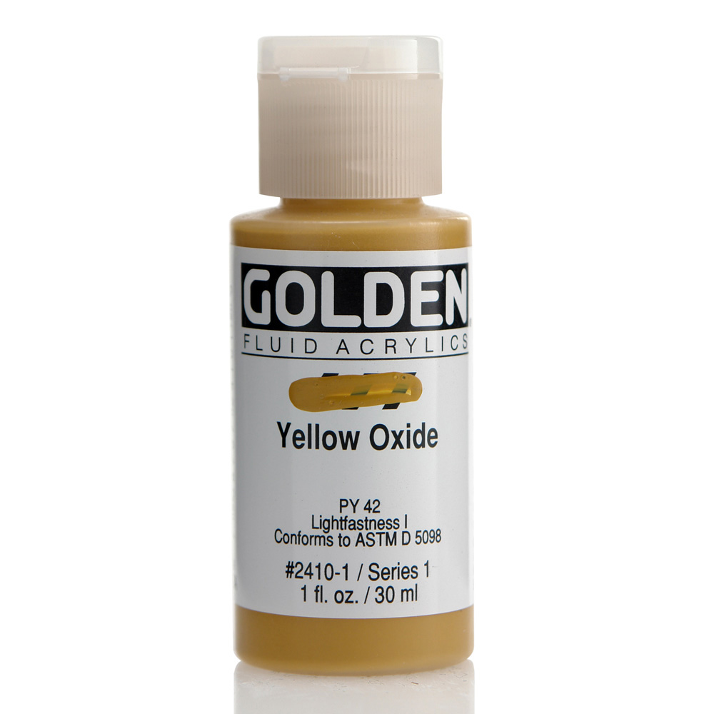 Golden fluid acrylics 30ml – S1 – 2410 yellow oxide
