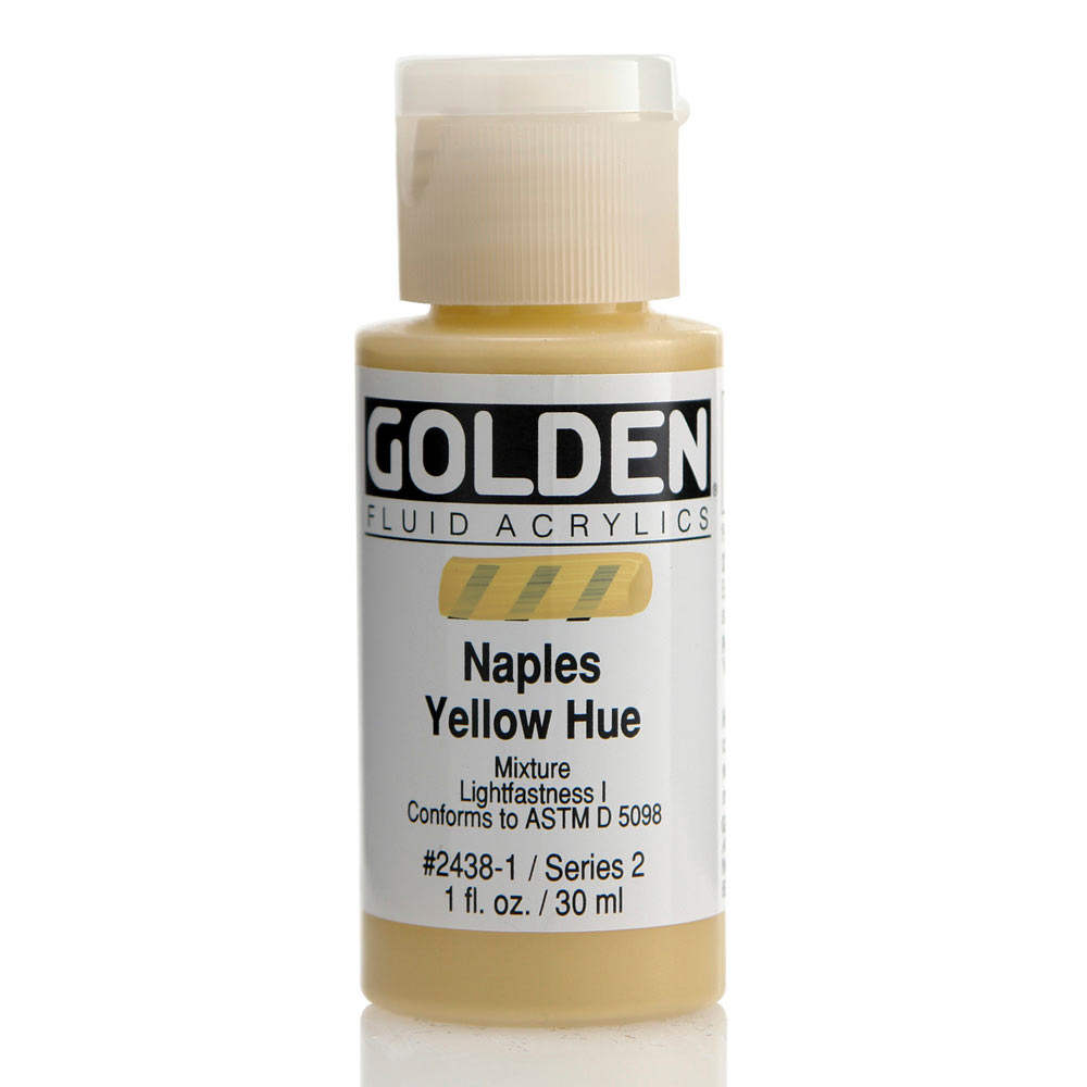 Golden fluid acrylics 30ml – S2 – 2438 naples yellow hue