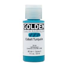 Golden fluid acrylics 30ml – S8 – 2144 cobalt turquoise