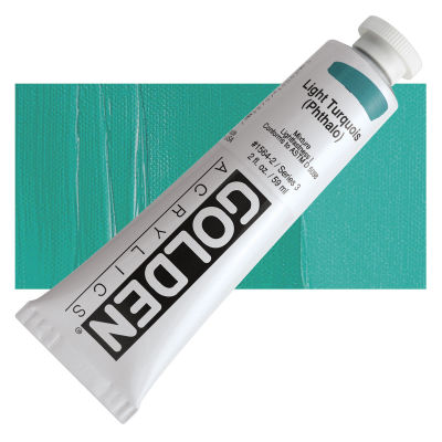 Golden heavy body acryl 60ml - S3 - 1564 light turquoise (phthalo)