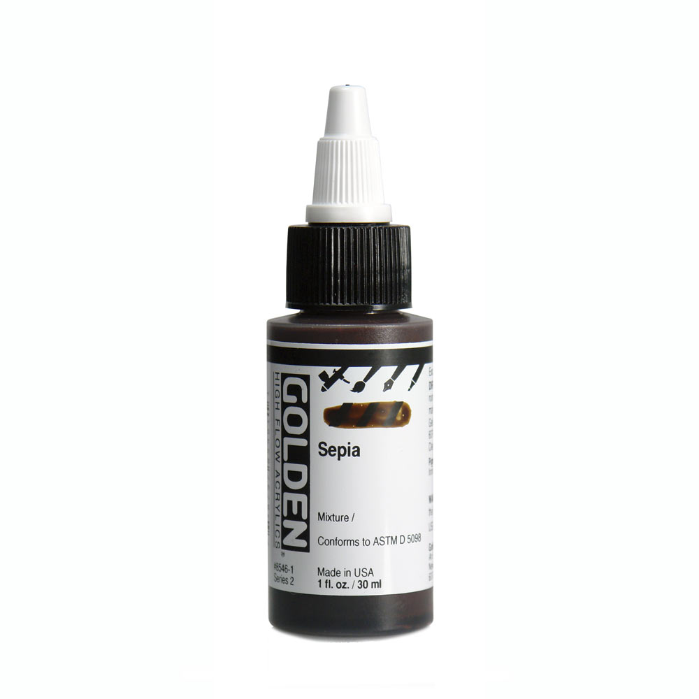 Golden high flow acrylics 30ml – S2 – 8546 sepia
