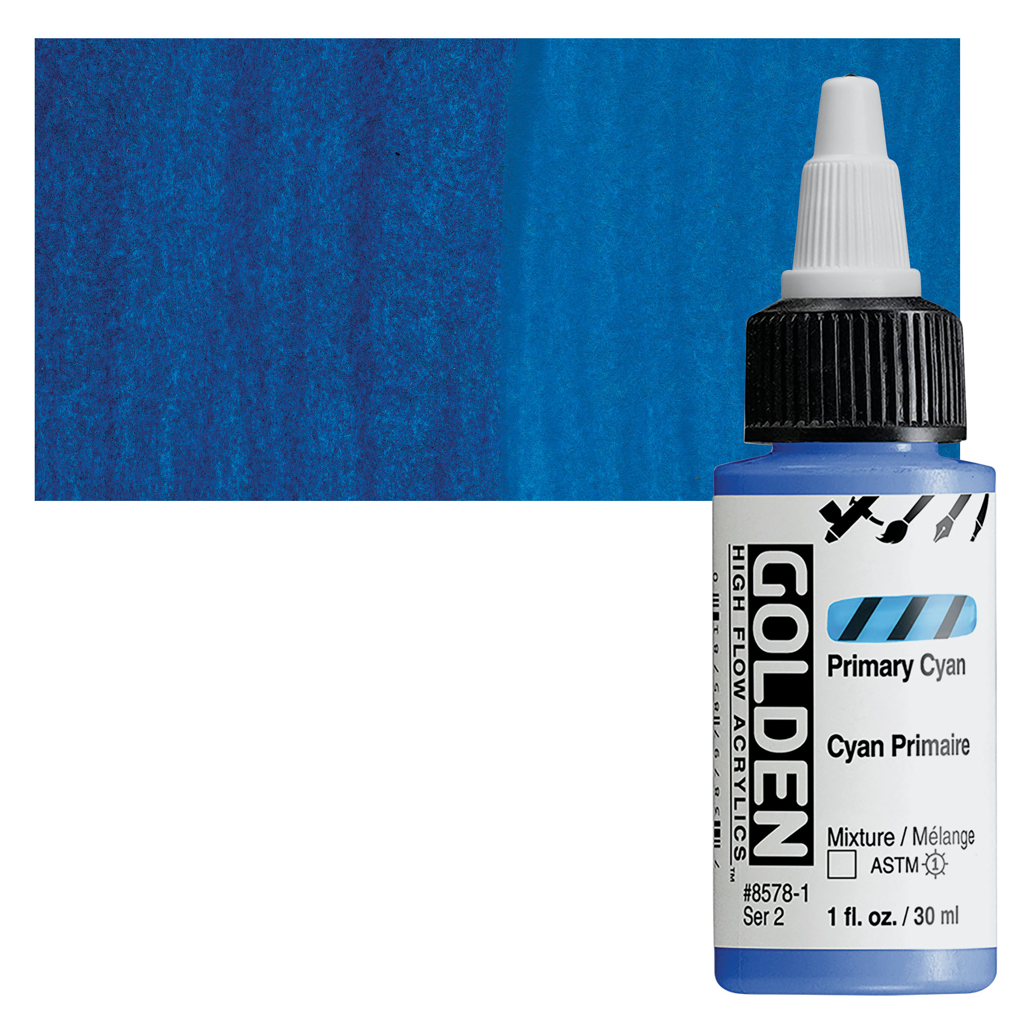 Golden high flow acrylics 30ml - S2 - 8578 primary cyan