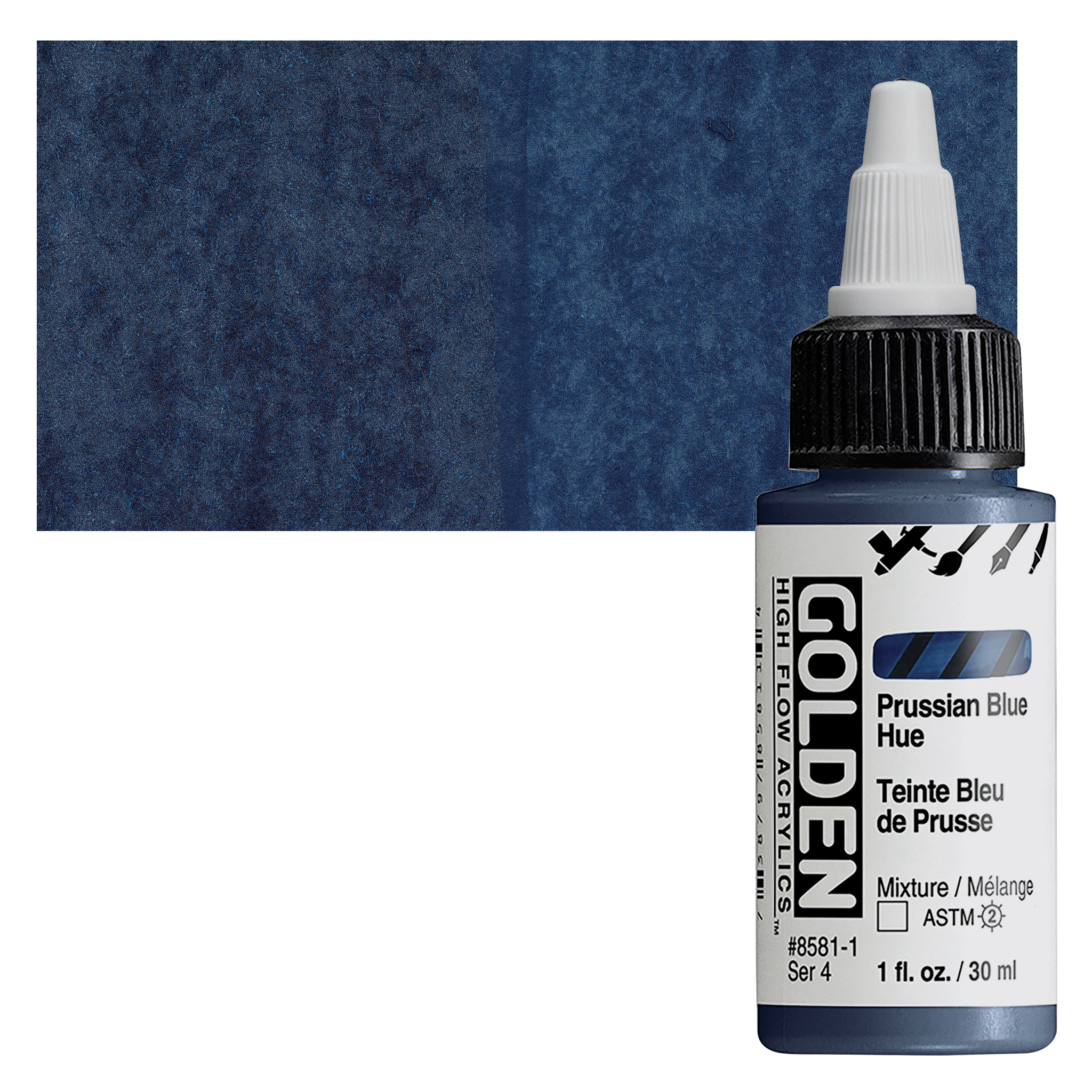 Golden high flow acrylics 30ml - S4 - 8581 prussian blue hue