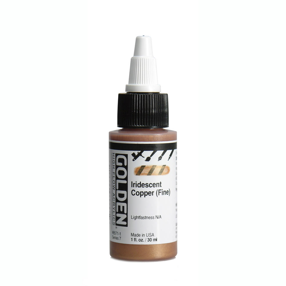 Golden high flow acrylics 30ml – S7 – 8571 iridescent copper (fine)