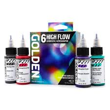 Golden high flow - set airbrush