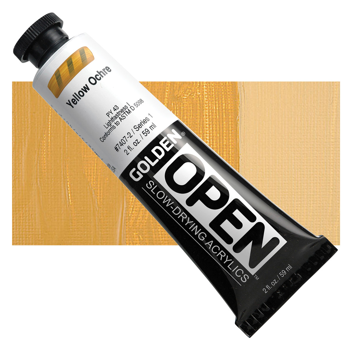 Golden open acryl 60ml – S1 – 7407 gele oker