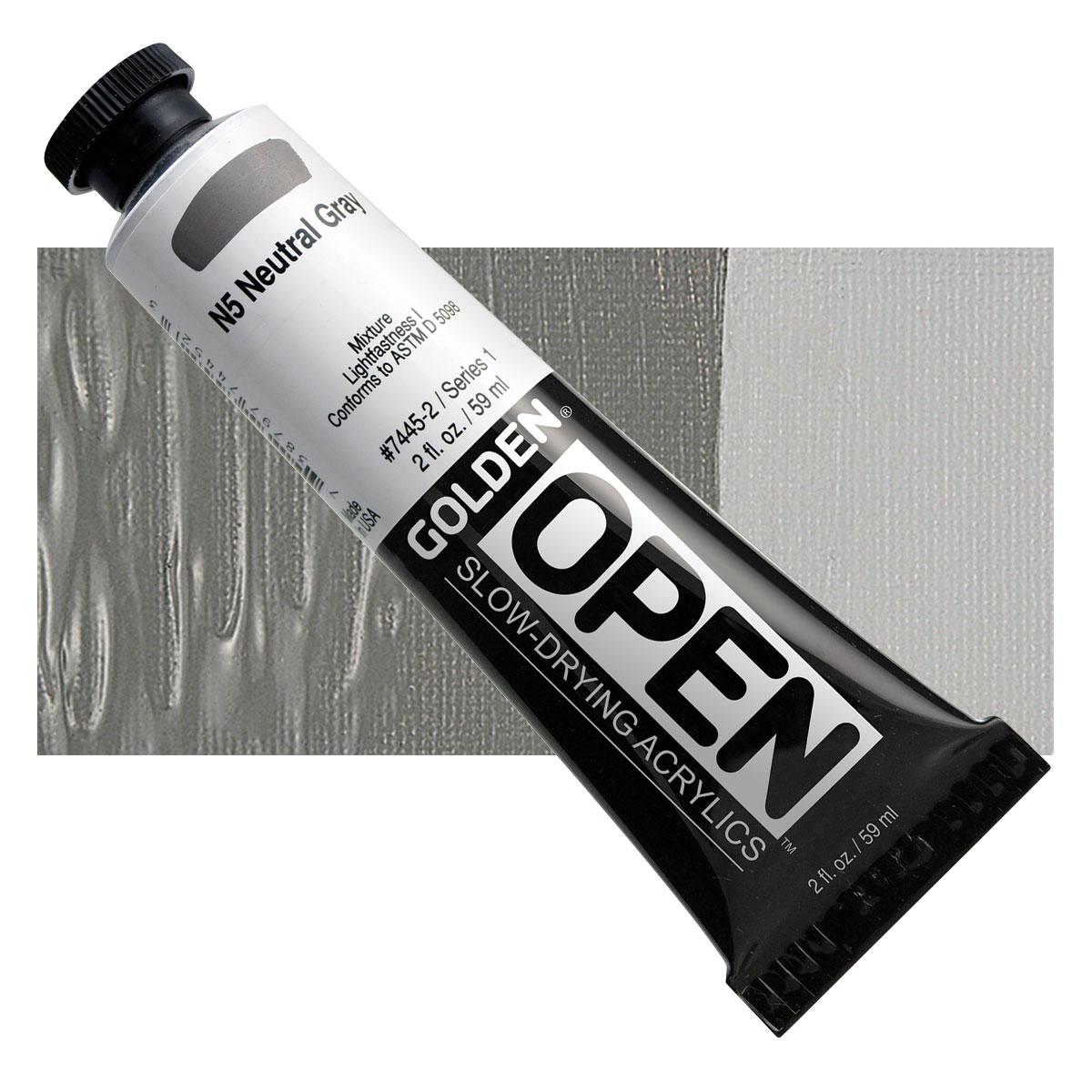 Golden open acryl 60ml – S1 – 7445 N5 neutral gray