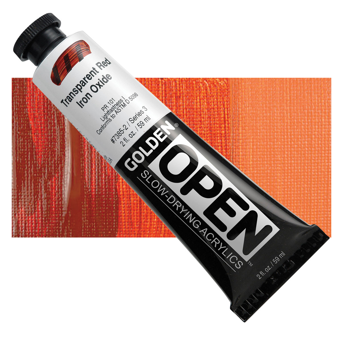 Golden open acryl 60ml – S3 – 7385 transparant red iron oxide