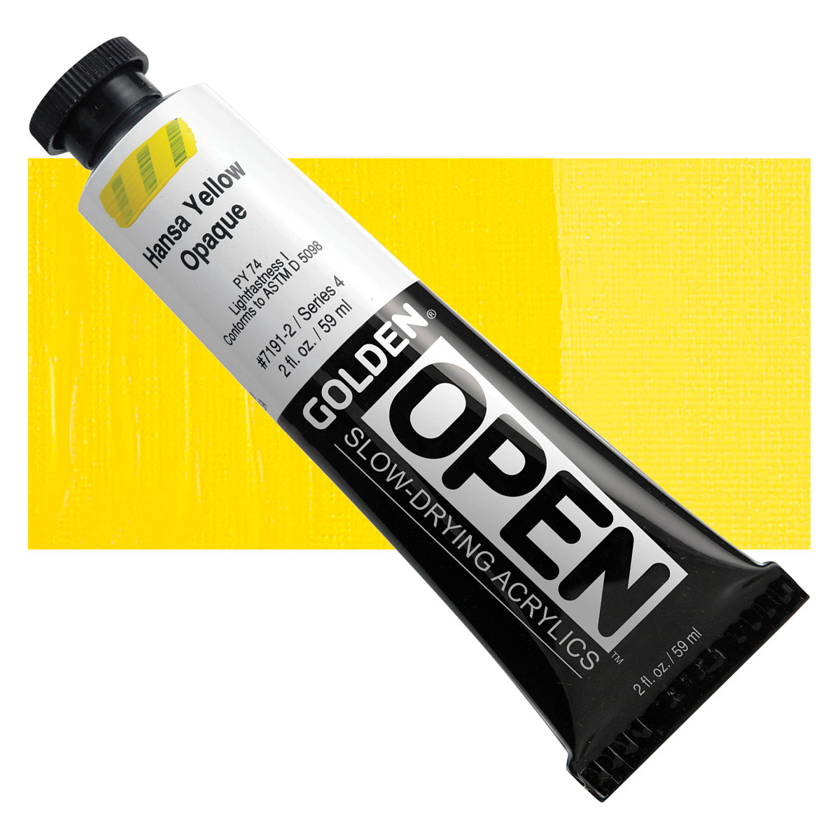 Golden open acryl 60ml – S4 – 7191 hansa yellow opaque