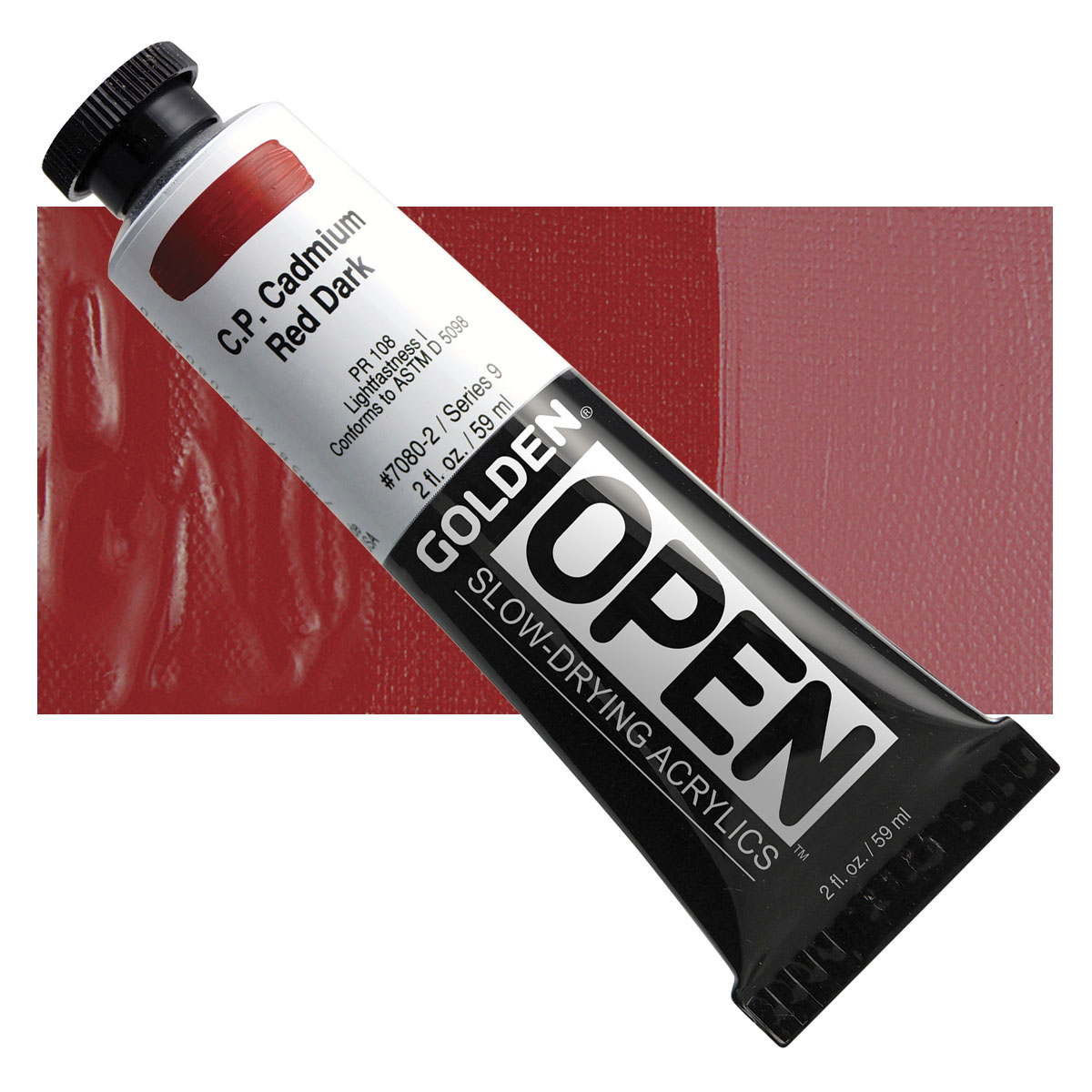 Golden open acryl 60ml – S9 – 7080 cadmium red dark