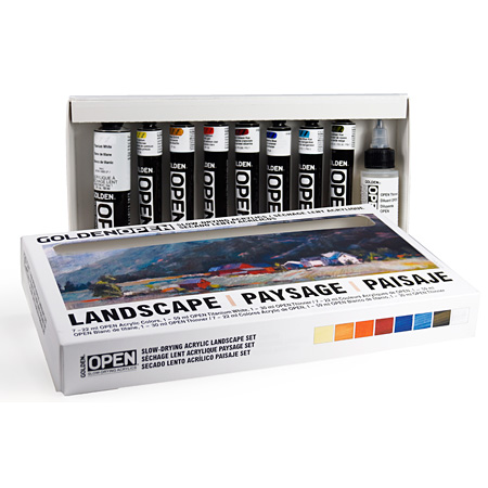 Golden open acryl - set landschap