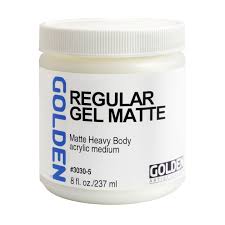 Golden open acrylic gel medium - matte – 237ml