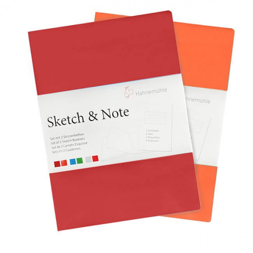 Hahnemhle sketch & note A4 cerise/paprika