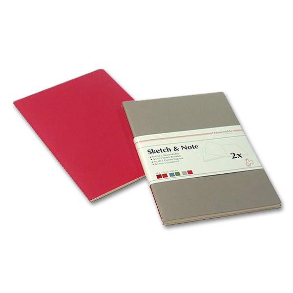 Hahnemhle sketch & note A4 laurier/fuchsia