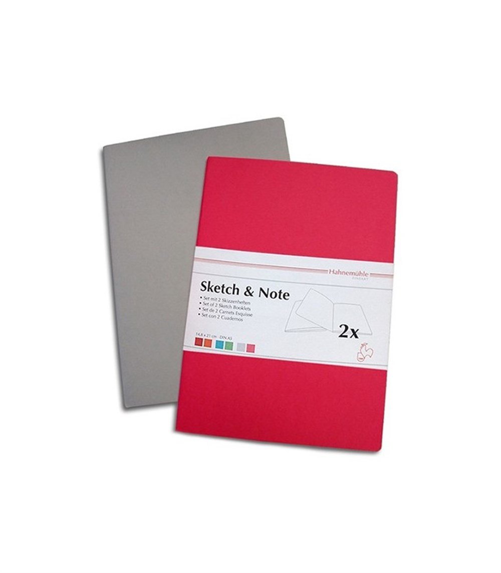 Hahnemhle sketch & note A5 laurier/fuchsia