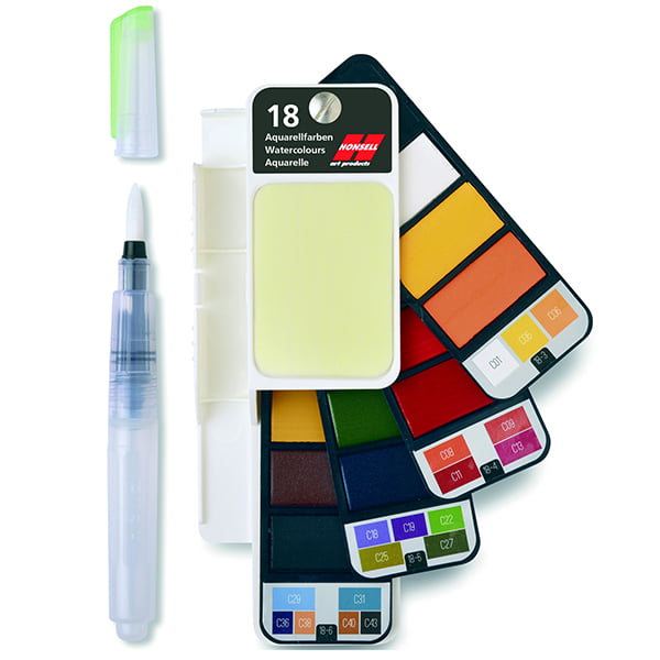 Honsell aquarelset 18