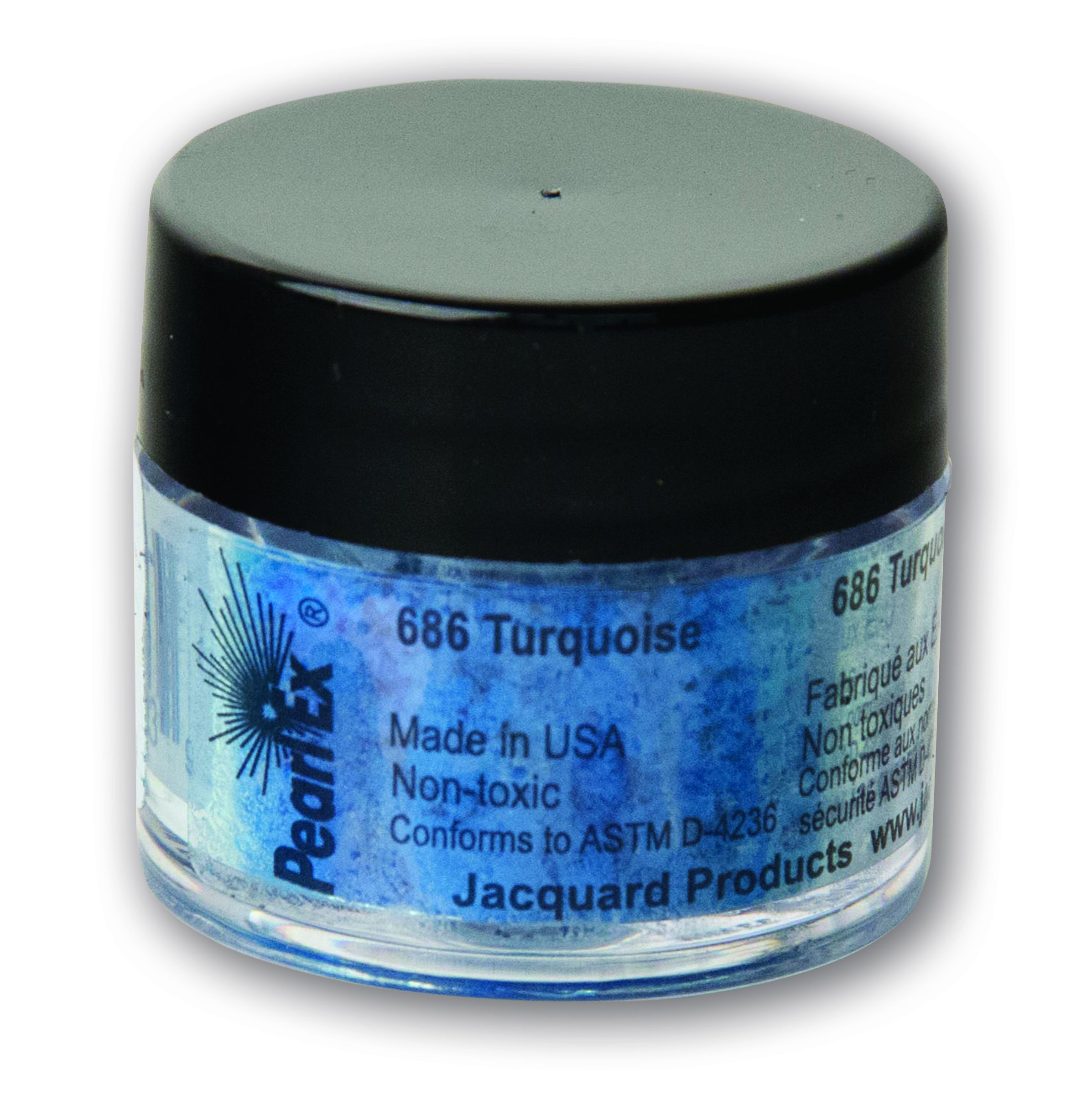 Jacquard pearl ex 3gr - 686 turquoise