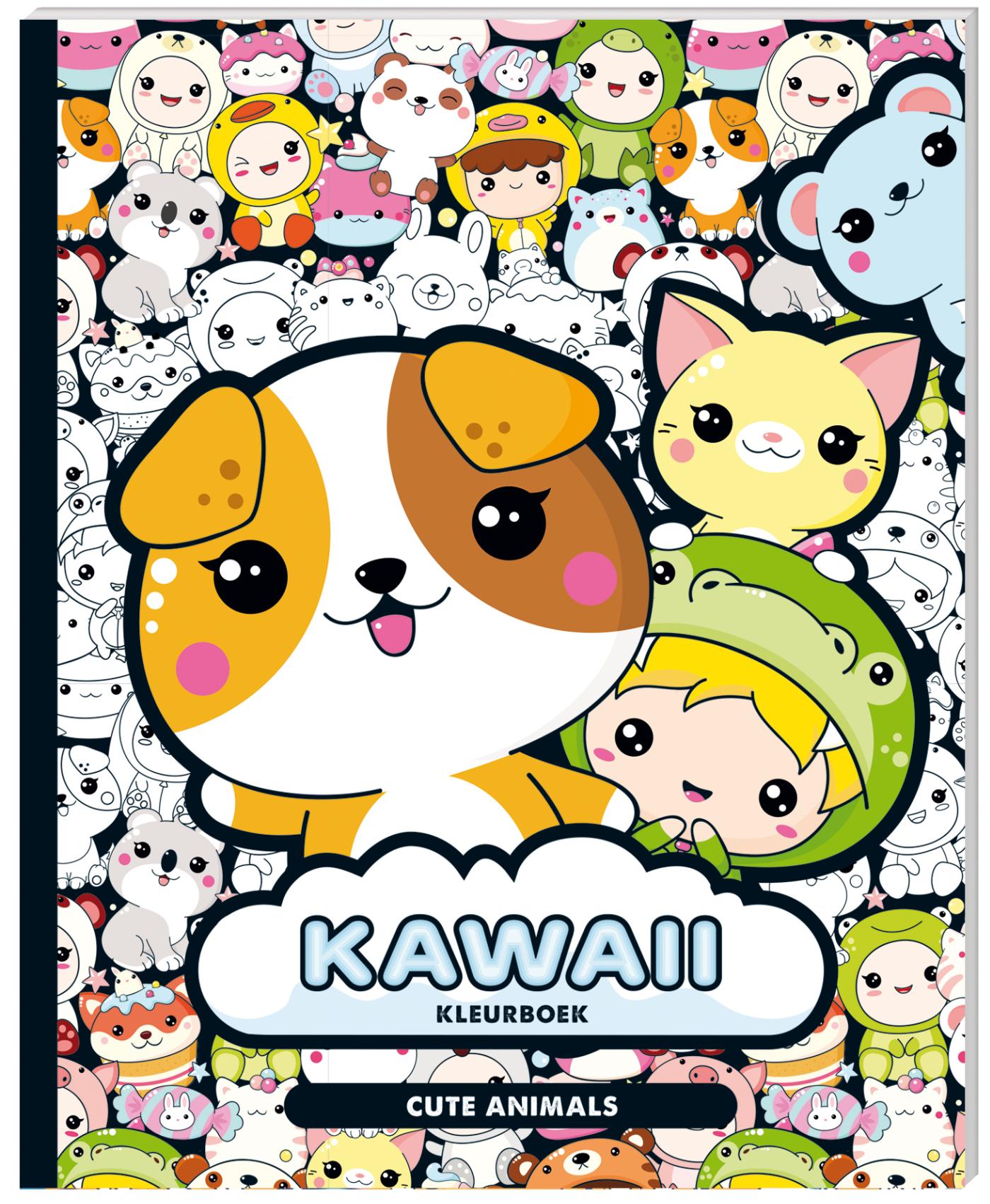 Kawaii kleurboek - cute animals