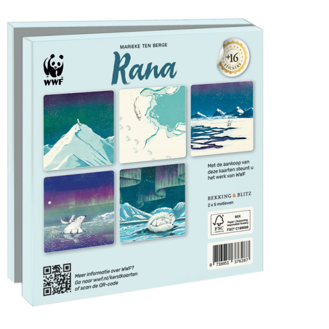 Kerstkaartenset - Marieke ten Bergen, Rana