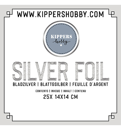 Kippers bladzilver imitatie 25 vel