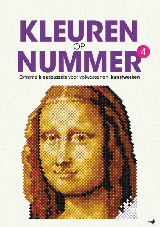 Kleuren op nummer 4, extreme kleurpuzzels voor volwassenen