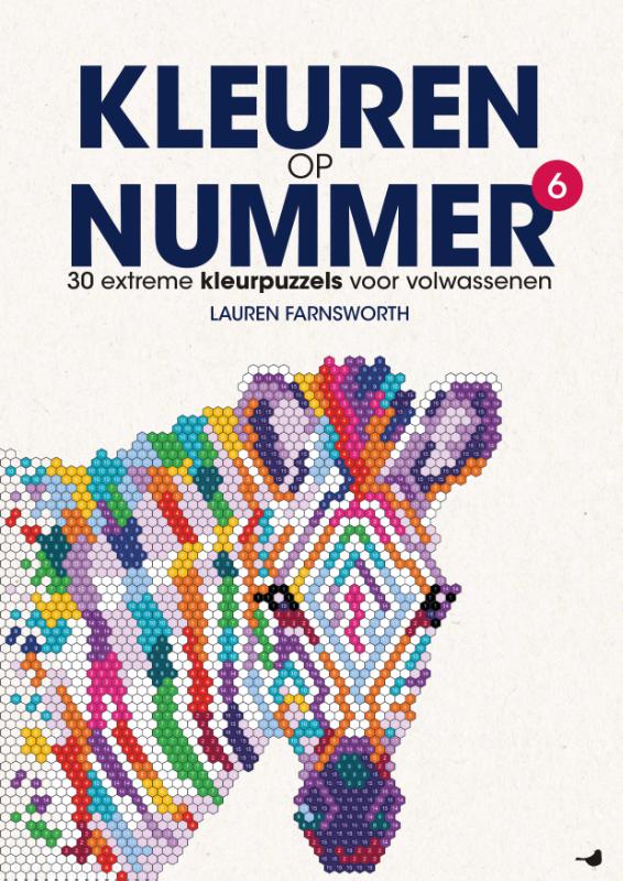 Kleuren op nummer 6, 30 extreme kleurpuzzels voor volwassenen