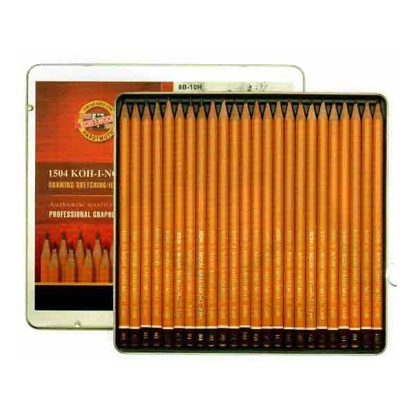Koh I Noor grafietpotloden set 24 stuks