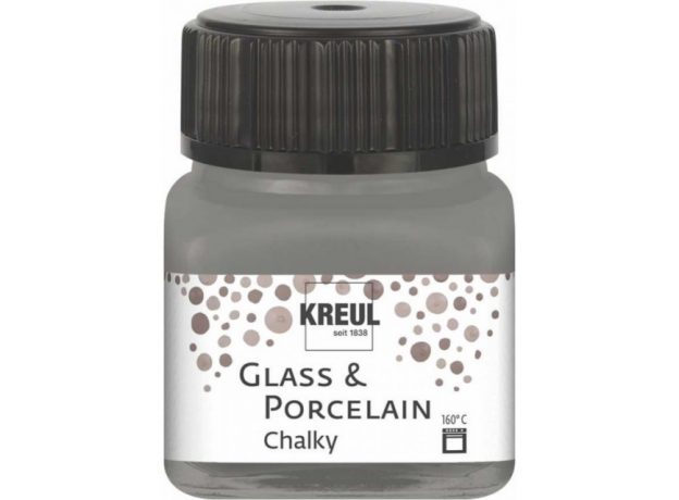 Kreul Glass & Porcelain chalky - 16643 smokey stone