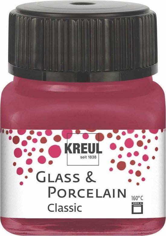 Kreul Glass & Porcelain classic - 16207 granaatrood